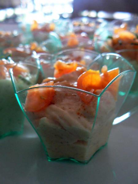 ILE FLOTTANTE AU SAUMON