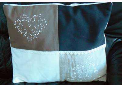 4 COULEURS POUR CE COUSSIN