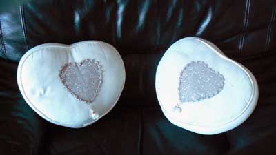 PETITS COEURS DE COUSSIN